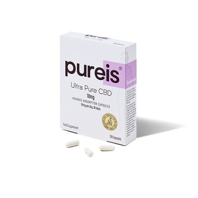 Pureis CBD Products Pureis® CBD 10mg CBD Ultra Pure Capsules x 14