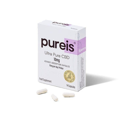 Pureis CBD Products Pureis® CBD 10mg CBD Ultra Pure Capsules x 28