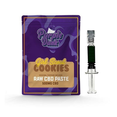 Purple Dank CBD Products 0.5g Purple Dank 1000mg CBD Raw Paste Girl Scout Cookies