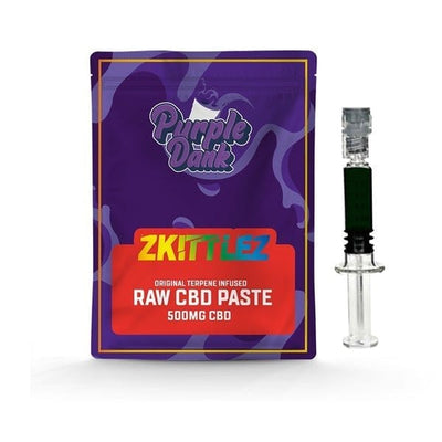Purple Dank CBD Products 0.5g Purple Dank 1000mg CBD Raw Paste Zkittlez