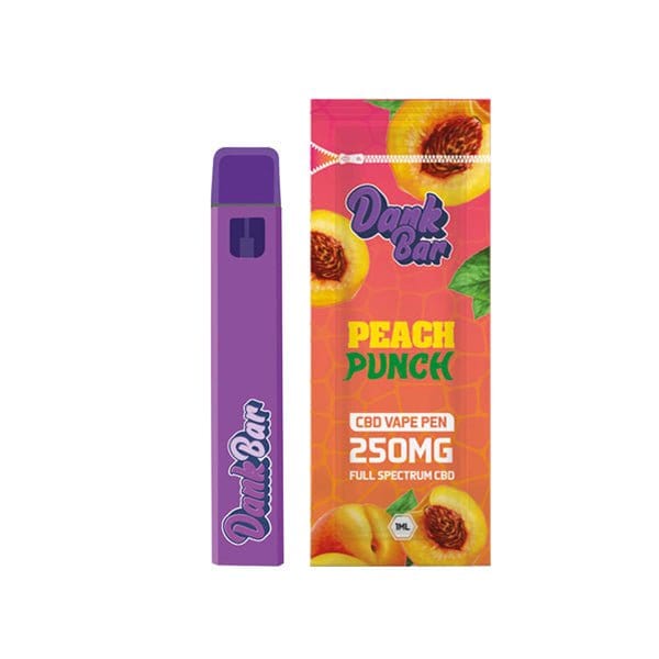 Purple Dank CBD Products Peach Punch Purple Dank 250mg CBD Dank Bar Lite Edition