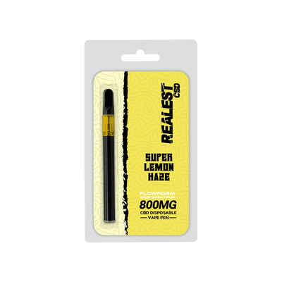Realest CBD CBD Products Realest CBD 800mg Flowform Wide Spectrum CBD Disposable Vape Pen 170 Puffs (BUY 1 GET 1 FREE)