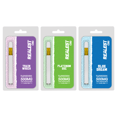 Realest CBD CBD Products Realest CBG 500mg Flowform Wide Spectrum CBG Disposable Vape Pen 170 Puffs (BUY 1 GET 1 FREE)