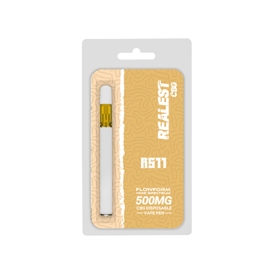 Realest CBD CBD Products Realest CBG 500mg Flowform Wide Spectrum CBG Disposable Vape Pen 170 Puffs (BUY 1 GET 1 FREE)