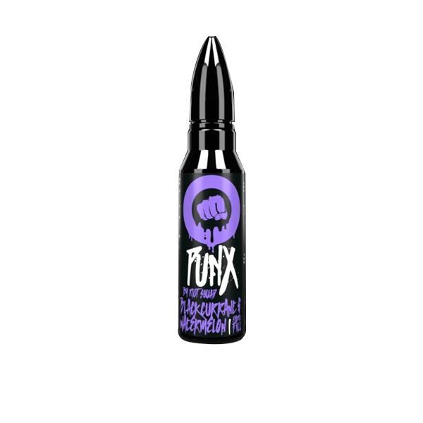 Riot Squad Vaping Products Blackcurrant & Watermelon 0mg Riot Squad Punx Shortfill 50ml (70VG/30PG)