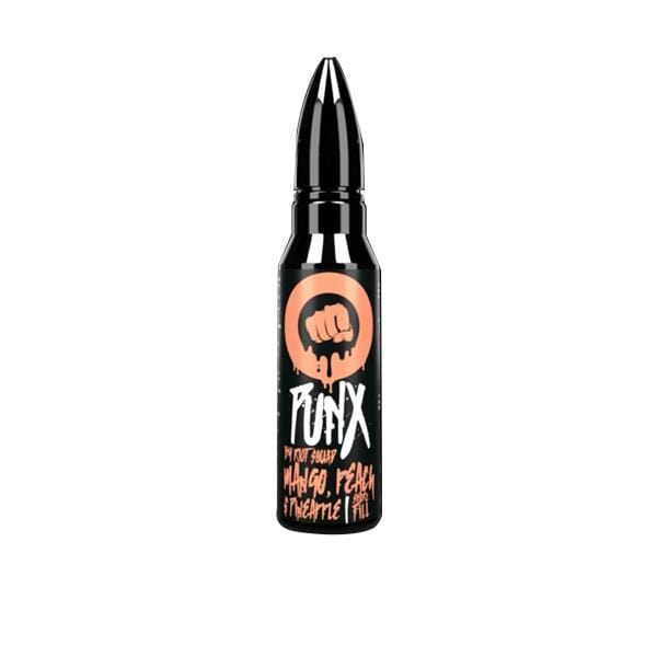 Riot Squad Vaping Products Mango Pineapple & Peach 0mg Riot Squad Punx Shortfill 50ml (70VG/30PG)