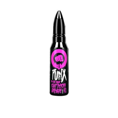 Riot Squad Vaping Products Raspberry Grenade 0mg Riot Squad Punx Shortfill 50ml (70VG/30PG)