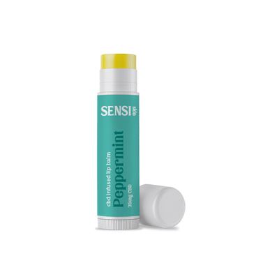 Sensi Skin CBD Products Peppermint Sensi Skin 25mg CBD Lip Balm - 4g (BUY 1 GET 1 FREE)