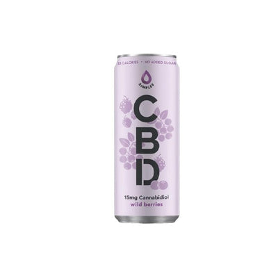 Simplee CBD CBD Products Simplee CBD Wild Berries Lightly Sparkled Drink - 250ml
