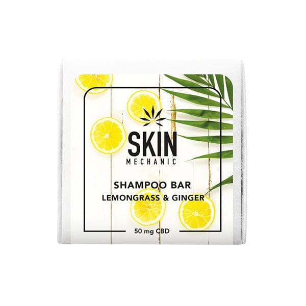 Skin Mechanic CBD Products Skin Mechanic 50mg CBD Lemongrass & Ginger Shampoo Bar 100g