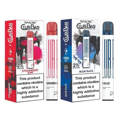 Smok Vaping Products 20mg Smok Club Bar Disposable Vape Pen 600 Puffs