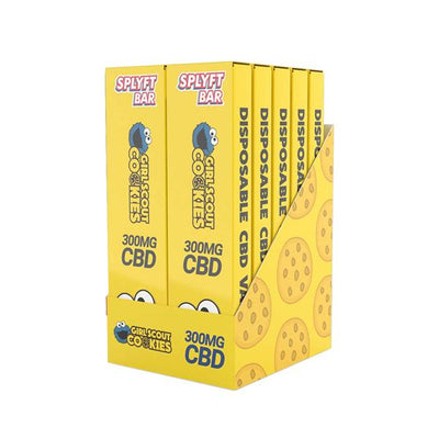 SPLYFT Vaping Products x10 (Display Box) / Girl Scout Cookies SPLYFT BAR 300mg CBD Disposable Vape