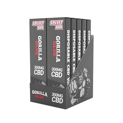 SPLYFT Vaping Products x10 (Display Box) / Gorilla Glue SPLYFT BAR 300mg CBD Disposable Vape