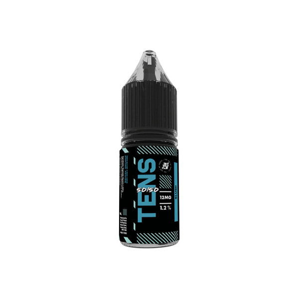 Tens Vaping Products 12mg Tens 50/50 10ml (50VG/50PG) - Pack Of 10