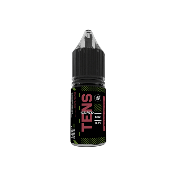 Tens Vaping Products American Red 12mg Tens 50/50 10ml (50VG/50PG) - Pack Of 10