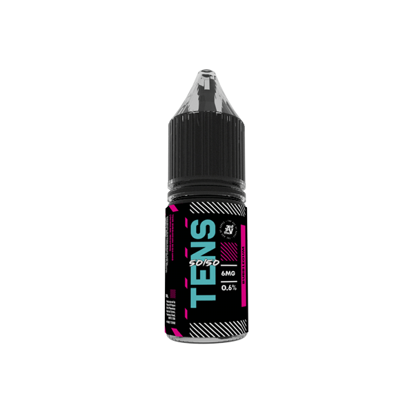 Tens Vaping Products American Red 3mg Tens 50/50 10ml (50VG/50PG) - Pack Of 10