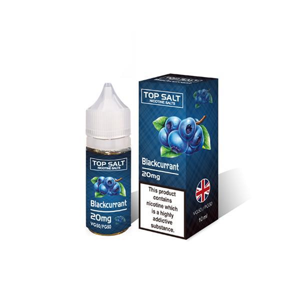 Top Salt Vaping Products Blackcurrant 20mg Top Salt by A-Steam 10ml (50VG/50PG)