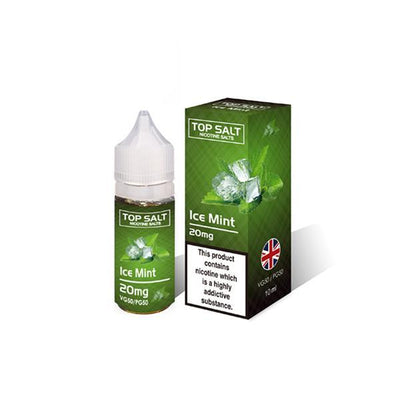 Top Salt Vaping Products Ice Mint 20mg Top Salt by A-Steam 10ml (50VG/50PG)