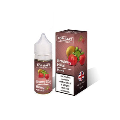 Top Salt Vaping Products Strawberry & Kiwi 20mg Top Salt by A-Steam 10ml (50VG/50PG)