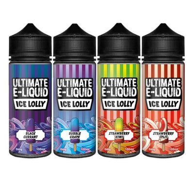 Ultimate Puff Vaping Products 0mg Ultimate E-liquid Ice Lolly Shortfill 100ml (70VG/30PG)