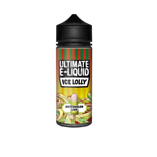 Ultimate Puff Vaping Products 0mg Ultimate E-liquid Ice Lolly Shortfill 100ml (70VG/30PG)