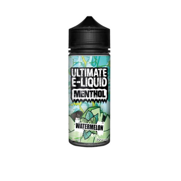 Ultimate Puff Vaping Products 0mg Ultimate E-liquid Menthol Shortfill 100ml (70VG/30PG)