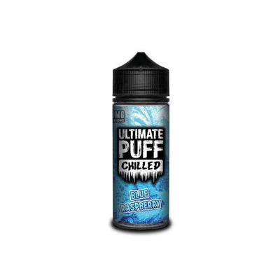 Ultimate Puff Vaping Products Chilled Blue Raspberry 0mg Ultimate Puff Chilled Shortfill 100ml (70VG/30PG)