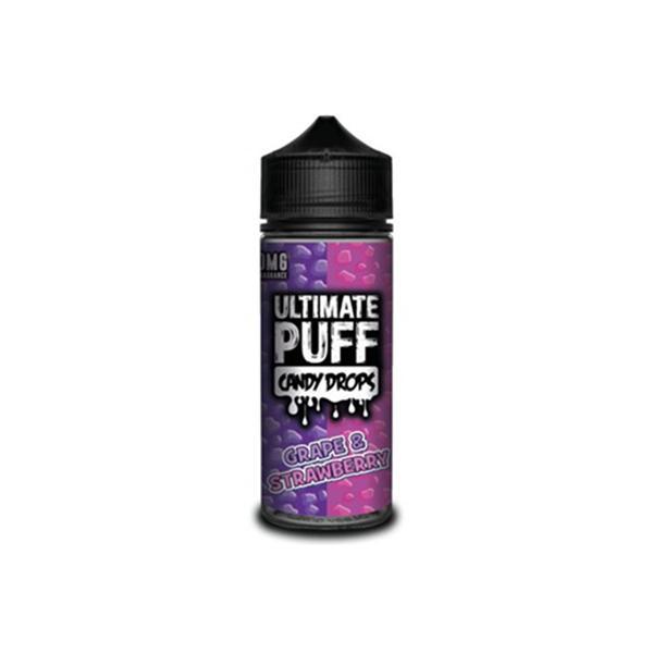 Ultimate Puff Vaping Products Grape & Strawberry 0mg Ultimate Puff Candy Drops Shortfill 100ml (70VG/30PG)