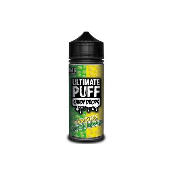 Ultimate Puff Vaping Products Lemon & Sour Apple 0mg Ultimate Puff Candy Drops Shortfill 100ml (70VG/30PG)