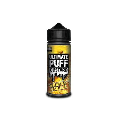 Ultimate Puff Vaping Products Whipped Vanilla 0mg Ultimate Puff Custard Shortfill 100ml (70VG/30PG)