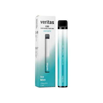 Vertias CBD Products Veritas 150mg CBD Disposable Vape Pens 500 Puffs
