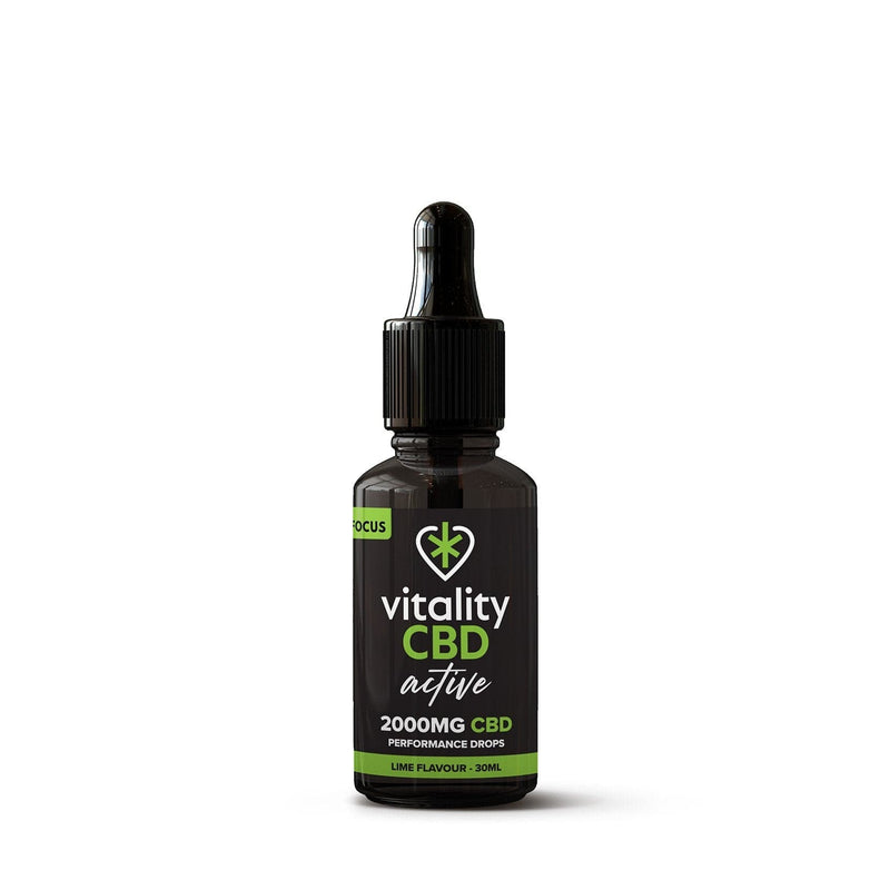 Vitality CBD CBD Products 2000mg Vitality CBD Active: Focus CBD Oil Lime 30ml