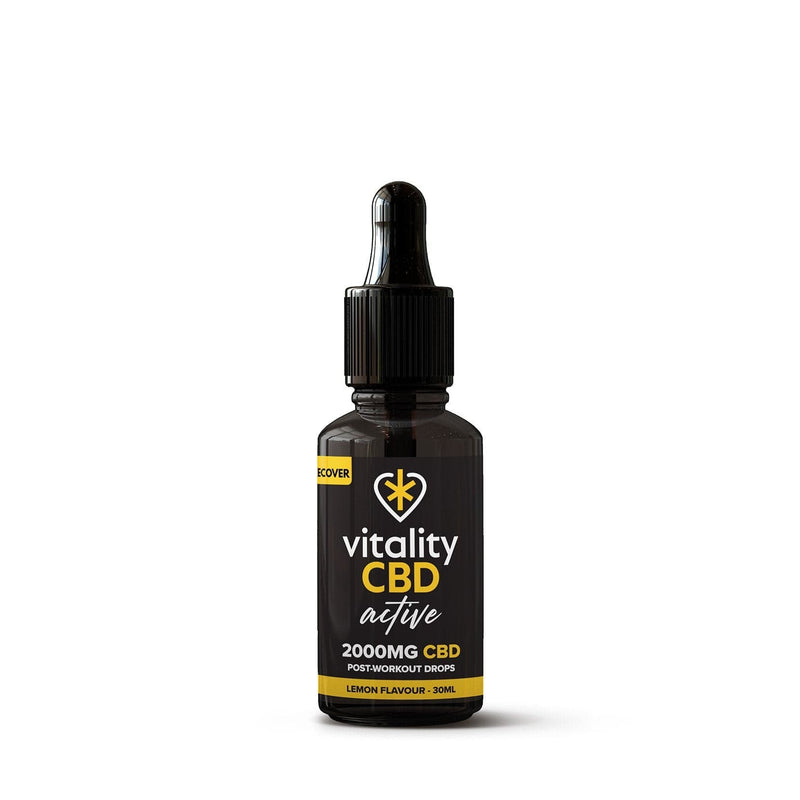 Vitality CBD CBD Products 2000mg Vitality CBD Active: Recover CBD Oil Lemon 30ml