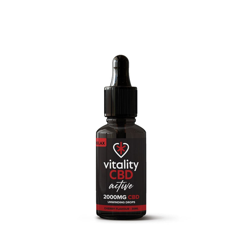 Vitality CBD CBD Products 2000mg Vitality CBD Active: Relax CBD Oil Cherry 30ml