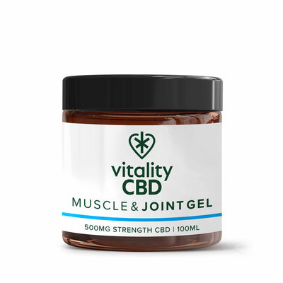 Vitality CBD CBD Products Vitality CBD 500mg Muscle & Joint Gel 100ml