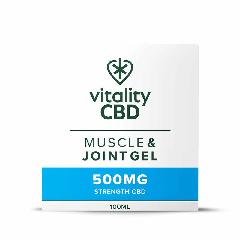 Vitality CBD CBD Products Vitality CBD 500mg Muscle & Joint Gel 100ml
