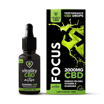 Vitality CBD CBD Products Vitality CBD Active: Focus CBD Oil Lime 30ml