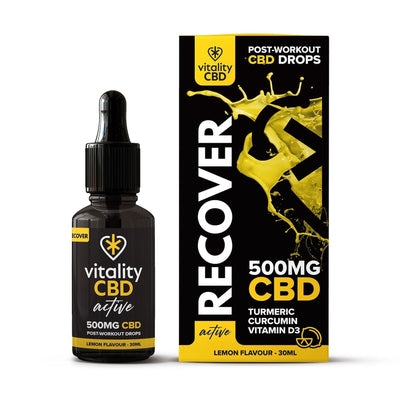 Vitality CBD CBD Products Vitality CBD Active: Recover CBD Oil Lemon 30ml