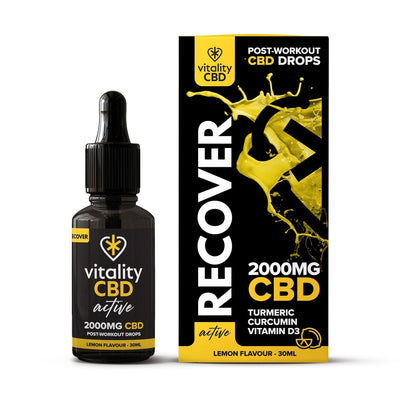 Vitality CBD CBD Products Vitality CBD Active: Recover CBD Oil Lemon 30ml
