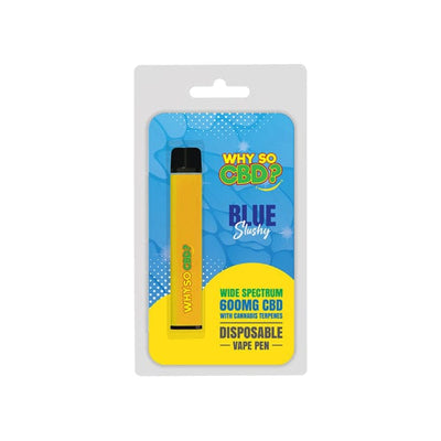 Why So CBD CBD Products Blue Slushy Why So CBD? 600mg Wide Spectrum CBD Disposable Vape Pen
