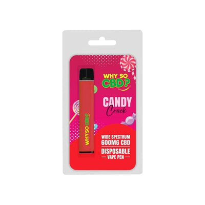 Why So CBD CBD Products Candy Crack Why So CBD? 600mg Wide Spectrum CBD Disposable Vape Pen